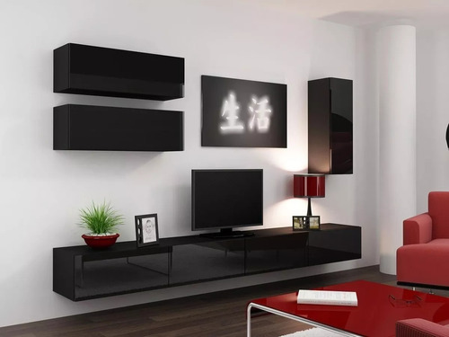 Rack Modular Mesa Tv Led Smart Lcd Living Minimalista Mueble