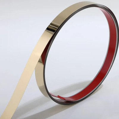 Moldura Tira Decorativa Flexible Acabado Aluminio 1 Cm Alto | Meses sin interés