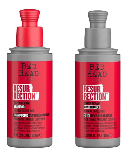 Tigi Bed Head Resurrection Kit De Viaje Sh + Aco  X100ml