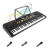 Teclado De Piano De 61 Teclas Para Niños Piano Eléctrico Co