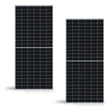 2 Placa Painel Modulo Solar Fotovoltaico 560w Monocristalino