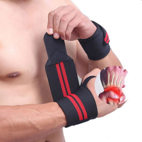 Par Muñequera Elastica Crossfit Para Gym Muñequera Deportiva | MercadoLibre
