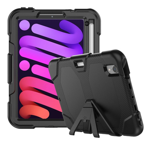 Estuche Antigolpe iPad Mini 6 Survivor 3 Capas + Base Choque