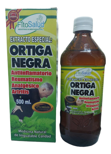 Ortiga Negra Jarabe ,frasco De 500 Ml.