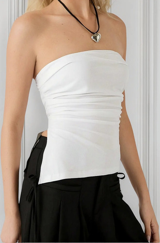 Top Tubo Para Mujer Sexy Bluasa De Moda Sin Tirantes #wfz045 | MercadoLibre