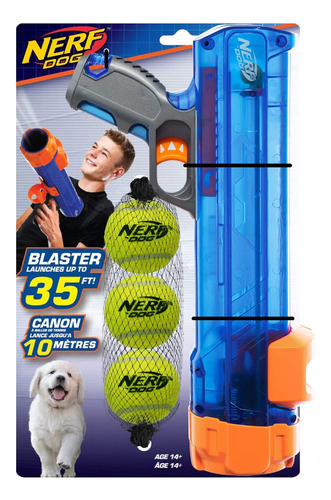 Pelota De Tenis Nerf Dog Blaster, Juguete Para Perros