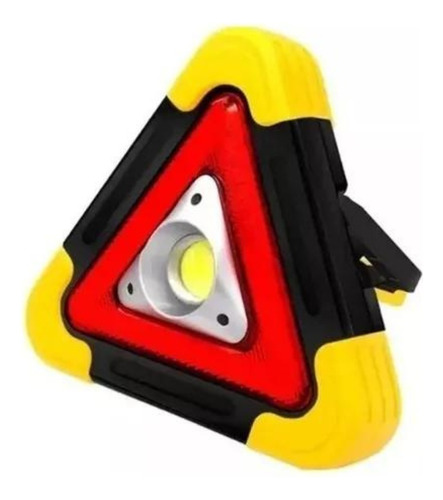 Triangulo Carretera Luz Led Emergencia Sos Recargable Solar 