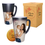 Taza Mágica Grande Personalizada Caja Portatazas D Lujo 17oz