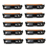 Kit 10x Toner 17a Cf217a Impressora M102w Mfp M130fw S/ Chip