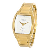 Relógio Orient Feminino Dourado Social Lgss1011 S1kx Cor Do Fundo Prateado