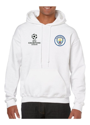 Buzo Saco Con Capota Deportivo Manchester City  Fc Champions