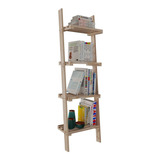 Estante  Modelo Escada  Decorativa 4 Prateleiras P/ Livros