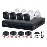 Kit Dahua 4 Camaras 5mp Audio Metalicas Dvr 4k Wizsense