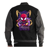 Chaqueta Beisbolera Spider Man Super Héroe M1 