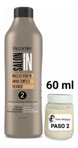 Keratina Recamier Paso 2 60ml - g a $475