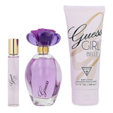 Set Guess Girl Belle 3pzs 100ml Edt/body Lotion/15ml Edt
