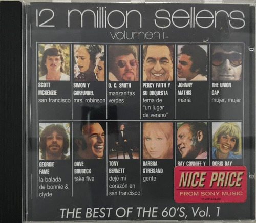 Cd 12 Million Sellers Volumen 1 The Best 60's Importado - A2