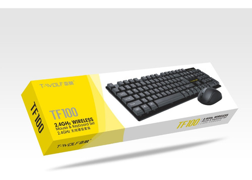 Combo Kit Teclado Mouse Español Antiderrames Inalámbrico V3