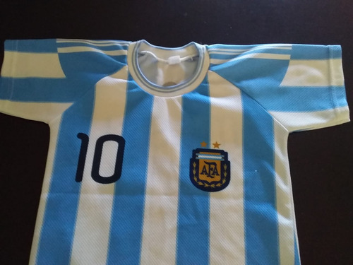 Camiseta Argentina 2 Estrellas Niños