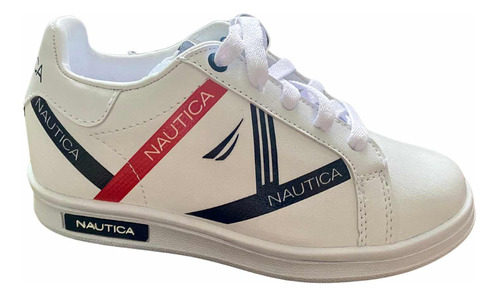 Tenis Blancos Náutica Niño Talla 18mx Mod.creek Jr.