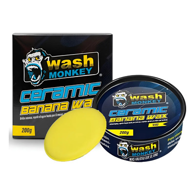 Wash Monkey Ceramic Banana Wax Cera Ceramica En Pasta 200g | Envío gratis