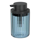 Dispenser Porta Sabonete Líquido 300ml Groove Translucido Ou Cor Azul