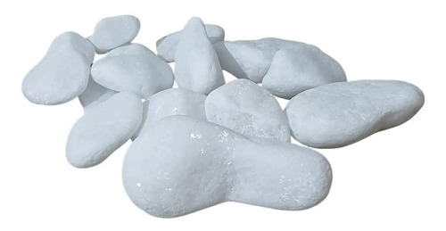 Substrato Dolomita Pedras Brancas Para Vasos E Aquários 5 Kg