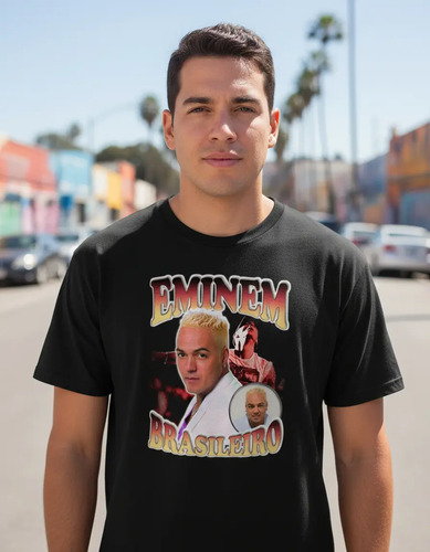 Camiseta Meme Belo Eminem Brasileiro V2 Em Algodão Premium | MercadoLivre