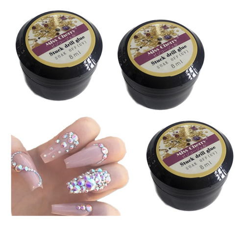 Gel Construccion Miss Cherry Para Bisuteria 3pz