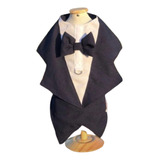 Roupa Pet Social Cão E Gato Black Tie Casamento, Noivo