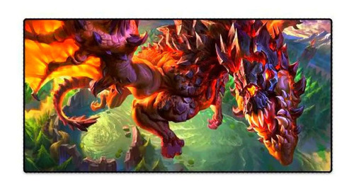 Mousepad Profissional Extra Grande 70x35cm Mouse Pad Dragão