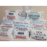 13 Almohadones P/souvenir  20x30 Frases - Personalizados