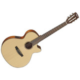 Guitarra Criolla Clasica Cort Cec3 Ns Natural C/ Corte Y Eq 