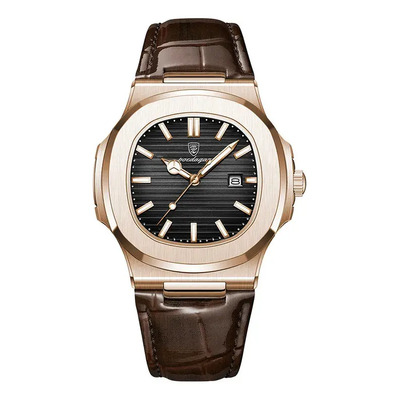 Reloj Casual De Cuero Y Cuarzo Luminoso Poedagar Aaa | MercadoLibre