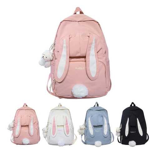 Mochila Bad Bunny, Mochila De Conejito Para Niñas L