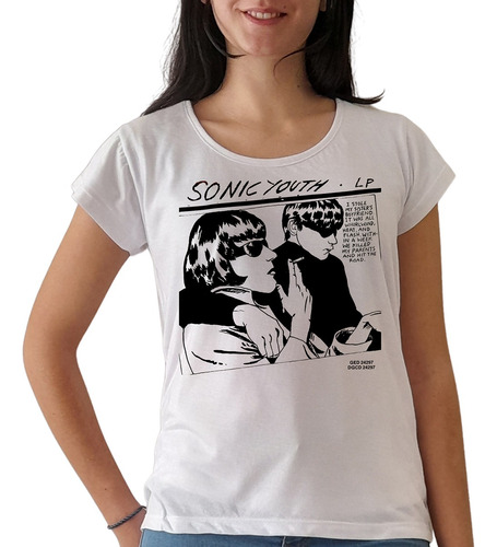 Remera Sonic Youth Goo Mujer Rock Purple Chick