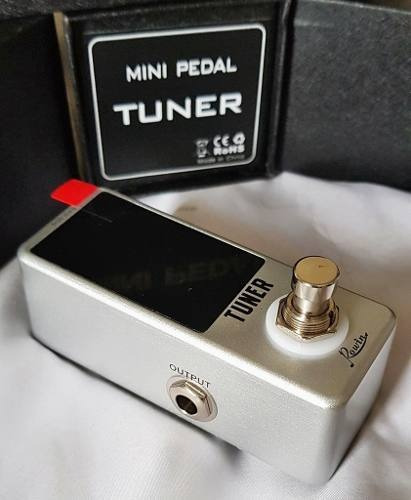 Mini Pedal Afinador Para Guitarra Baixo Violão Super Pequeno