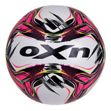 Bola De Futebol Oxn Victory Fuse 2 Campo Tam5 Branco E Rosa