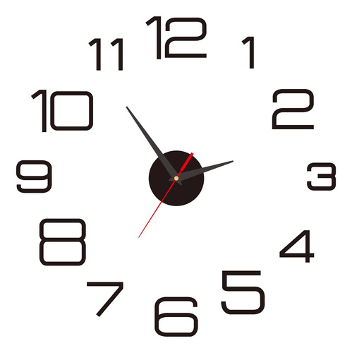 Reloj De Pared Clocks Diy, Grande, De Cuarzo, Moderno, Diseñ