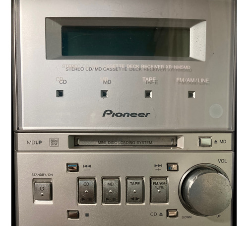 Micro System Pioneer Xr-nm5md Minidisc Cd Md