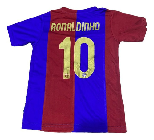 Camiseta Ronaldinho #10 Barcelona 