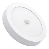 Foco Led Sobrepuesto 18w Con Sensor Movimiento Luz Fria