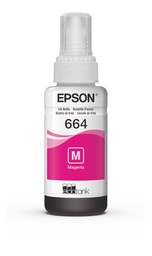 Botella De Tinta Epson Ecofit Color Magenta T664