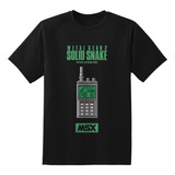 Camiseta Camisa Geek Game Jogo Metal Gear 2 Computador Msx