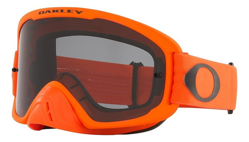 Antiparras Motocross Oakley O-frame 2.0 Pro Mx 7115 Lente Gris Armazón Naranja 33