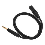 Cabo Uk Plug De 6,35 Mm Para Xlr De 1/4 De Polegada Professi