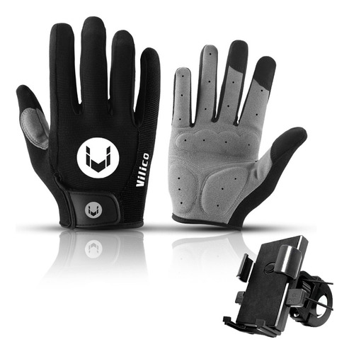 Guantes De Bicicleta Transpirables Con Pantalla De Choque