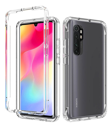 Estuche Transparente Space Para Xiaomi Mi Note 10 Lite Flexi