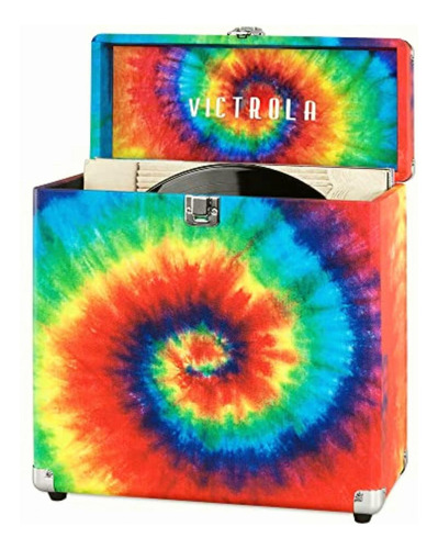 Victrola Estuche De Almacenamiento De Coleccionista Para Color Tie Dye