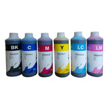 Kit 6x 250 Ml Tinta Inktec H3070 Compatible Hp Base Agua Dye